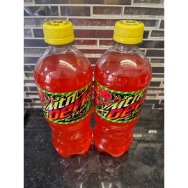 Mountain Dew NEW UNOPENED Mountain Dew Flamin Hot 20 oz Bottle 2 Bottles LIMITED EDITION