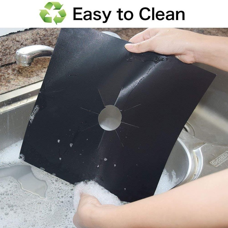 10 Pack Gas Stove Burner Covers, BetterJonny Non-stick Stovetop Burner