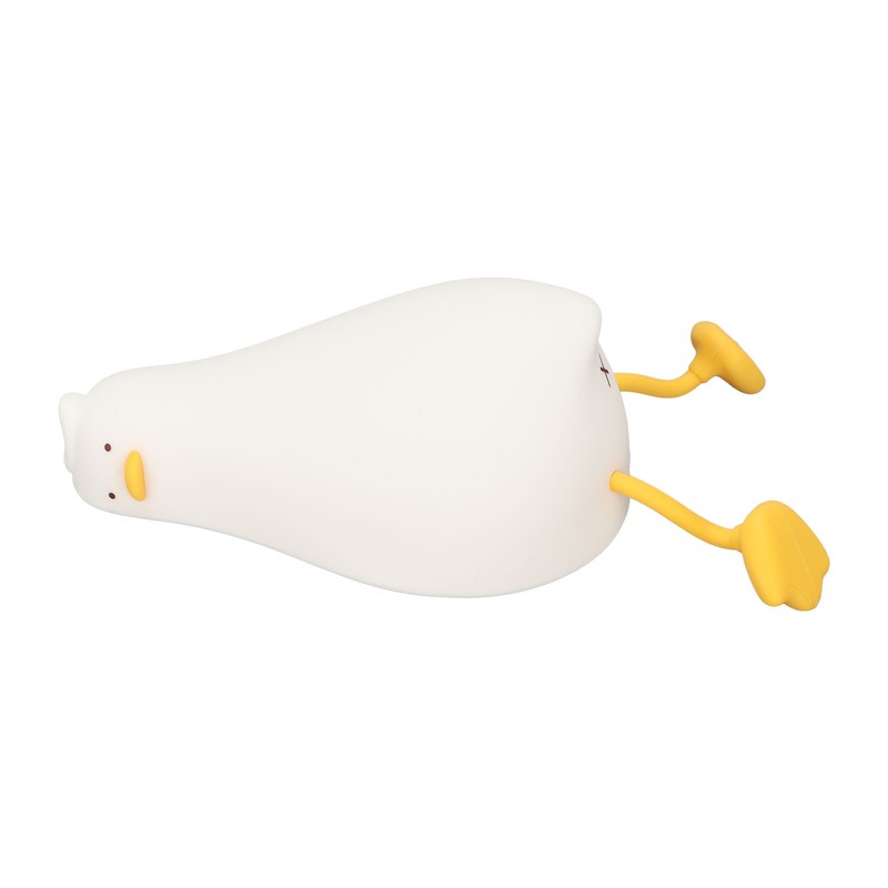 Lying Flat Duck Night Light 3 Levels Brightness Cute Warm