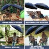 NBtoUS 2 PACK Chair Umbrella with Clamp, 360 ° Adjustable