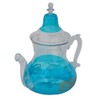 Tea Serving & Glasses Moroccan All Glass Hand Blown Teapot