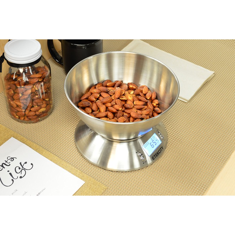 Etekcity Food Kitchen Scale with Bowl, Digital Weight Scale for