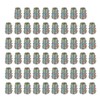 sourcing map 58 Pcs Threaded Inserts for Wood, Zinc Alloy