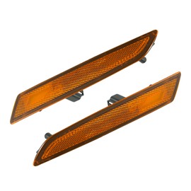 EVERESTHD Pair Signal Marker LED Lights Amber Hood Lamp Fit for Volvo VNL/VNR 2018-UP Left Driver & Right Passenger Side 23760339 23760347