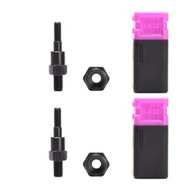 A Series Hand Rivet nut Gun Mandrel and Nose Pieces Accessary(SAE 1/4-20 2 Pack)