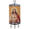 Needzo Sacred Heart of Jesus Tapestry Icon Banner Wall Hanging