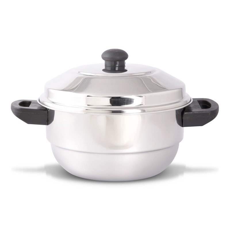KSJONE Stainless Steel 5 pcs Multi Kadai (Induction Friendly) Idli