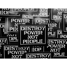 Unbranded Lot of 5 4x3" Crass Anarchy Stickers Anti government Subhumans Leftover Crack