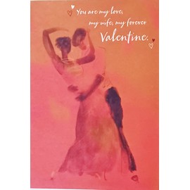 Greeting Card You Are My Love, My Wife, My Forever Valentine - Romantic Happy Valentine's Day (Black African American)