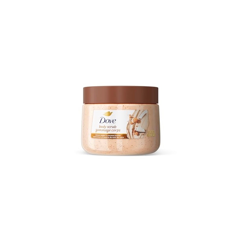 Dove Brown Sugar and Coconut Butter Body Scrub Exfoliates and