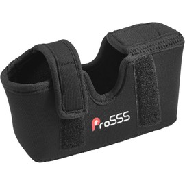 Neoprene Transducer Cover for Garmin Livescope Plus LVS34 – Travel & Ice Fishing Protection with Extended-Length Dual Velcro Straps (Compatible with Garmin Livescope Bundle)