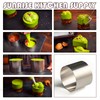 Sunrise Kitchen Supply Stainless Steel Round Food Ring (2 Pc)
