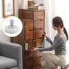 UFURMATE Drawer Roller, 12Pcs 19mm Diameter POM Plastic Cabinet Drawer
