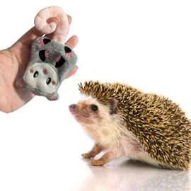 Opossum Trash Kitty Chibi Kawaii Mint Stuffed Fleece Hedgehog Rat Guinea Pig Degus Chinchilla Enrichment Toy Small Animal Photo Prop Cage Buddy Mint Stick Alternative