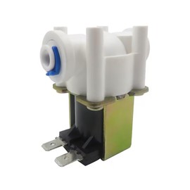GREDIA 1/4" DC 12V Solenoid Valve N/C Normally Closed Water Inlet Flow Switch