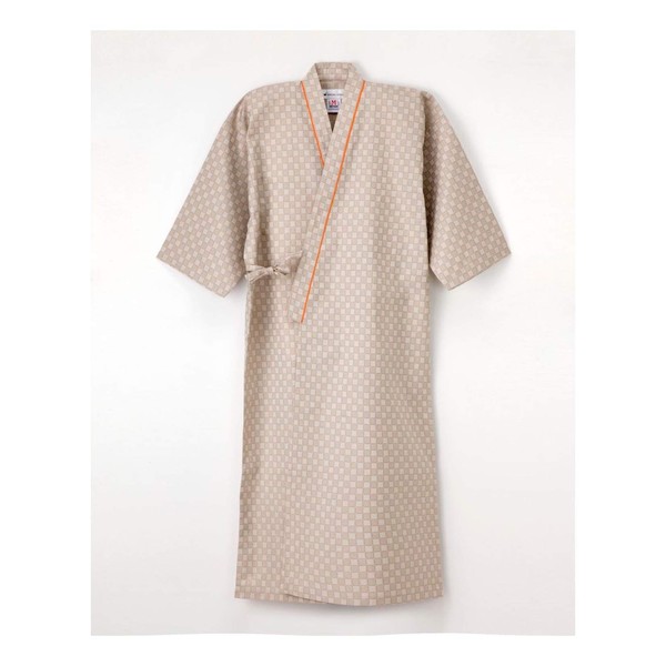 Nagaileven RG-1450 (M) Yukata Patient Clothing, Beige