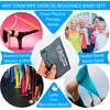 Resistance Bands Set. 5 Pack Non-Latex Physical Therapy, Professional Elastic