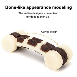 DONGKER Dog Chew Toy, Beef Flavor Dental Dog Chew Bones for Aggressive Chewers