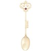 Takakuwa Metal 401253 Herky Purple Teaspoon, Gold