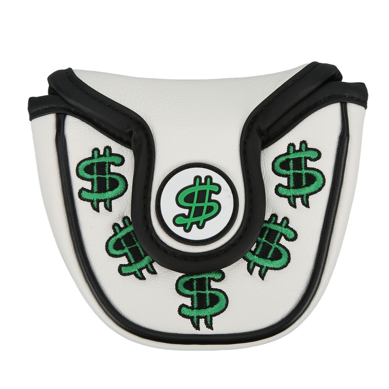 Golf Putter Head Covers PU Leather Waterproof Sunscreen Putter Headcover