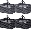 EpicTotes Extra Large Moving Bags, Heavy-Duty Storage Totes with Zipper