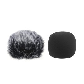 Furry Windscreen Muff Foam Filter Microphone Windproof For Zoom H1 Recorder Mic Spare Parts