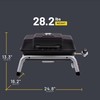 Charbroil 1-Burner Portable Propane Gas Grill, Black – 17402049