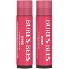 Bálsamo labial tintado natural Burt's Bees, Rosa, 2 unidades