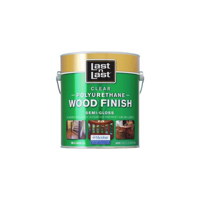 Polyurethane Wood Finish, 350 VOC, Semi-Gloss, 1-Gallon