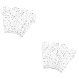 Healvian 4pairs Love Pattern Anti-uv Gloves for Nail Art Fingerless Uv Protective Gel Nail Gloves Breathable and Wear-resistant for Home and Salon Use