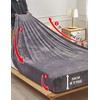 STWIENER Single Winter Anti-Static Bed Sheet, Microfiber, Cold Protection Bedding,