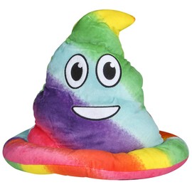 Rhode Island Novelty Rainbow Emoticon Poop Hat (1 Per Order)