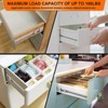 10 inch Drawer Slides 4 Pairs (8pcs) Soft Close 3