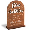 Stofinity Blow Bubbles Wedding Sign Stand - Bubbles For Wedding