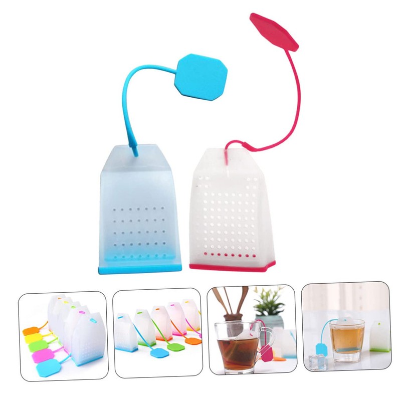 KICHOUSE Wear-Resistant Tea Strainer Bag Reusable Tea Infuser for Loose