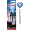 Bull's Blizzard Steel Dart – Silver, 21g
