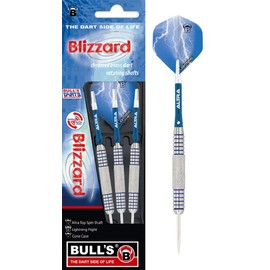 Bull's Blizzard Steel Dart – Silver, 21g