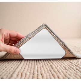 Carpet Tape Rug Tape Rug Gripper Rug Pad Kitchen Mats for Floor Anti Slip Rug Pad Double Sided Carpet Tape Double Sided Rug Tape for Area Rugs Anti Skid Rug Gripper