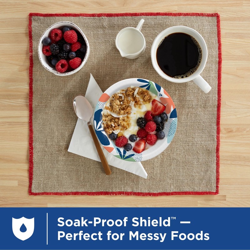 Dixie Small Paper Bowls, 10 Oz, 72 Count, Microwave-Safe, Soak-Proof,