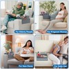 Couch Arm Cup Holder CLESOO Couch Arm Tray Anti-Slip Couch