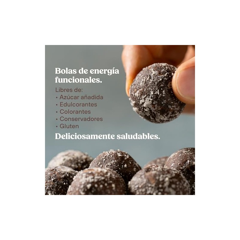 Dat Snack - Bolas de Energía de Dátil con Cacao,