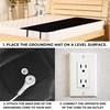 Grounding Mat for Bed – Anti-Slip PU Leather Grounding Pad