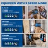 Dong Cheng 20V Brushless Impact Driver, 1840in-lbs Torque, 3200RPM, 4300IPM,