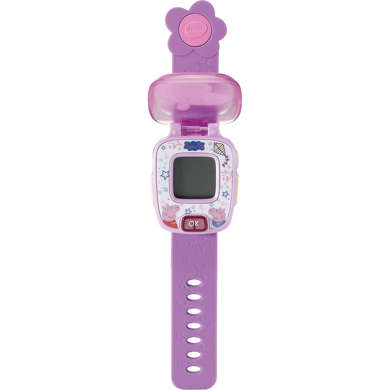 VTech 80-526004 Peppas Learning Clock Pink Learning Clock, M