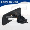 Rear View Mirror Adhesive, Strong Grip Mirror for Car with