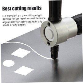 WHAMVOX Sheet Metal Cutting Kit 160a Double Head Nibbler Cutting Tool Metal Rods Plastic Fiberglass
