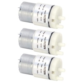 3Pcs DC 6V 3W Micro Diaphragm Pump 50KPa Negative Pressure High Pressure 3L/min Flowing Rate Mini Vacuum Pump for Fish Tank