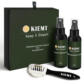KIEMT Suede and Nubuck Cleaner Protector Spray Leather Cleaner and Conditioner for Sheepskin Sofa, Couch, Boot, Furniture