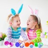 24Pcs Easter Egg Set Plastic Eggs with Bunny Toy Funny