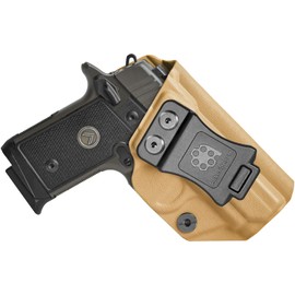 Amberide IWB & OWB KYDEX Holster Fit: Sig Sauer P238 Pistol, Inside Waistband Concealed Carry, Adjustable Cant & 'Posi-Click' Retention, USA Made by Amberide